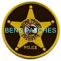 ILLINOIS,A,BOONE COUNTY SHERIFF POLICE HAT PATCH 1_wm